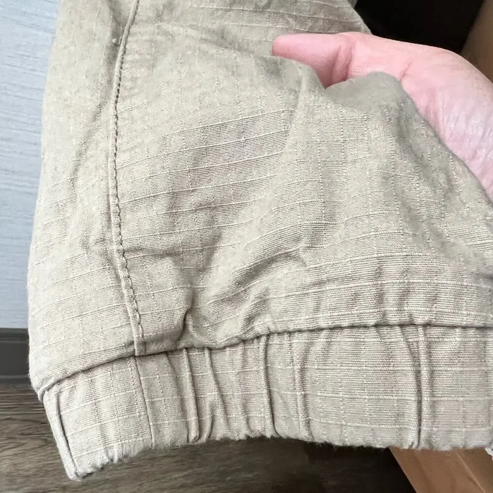 Old Navy Khaki Jogger Built-In Flex Pants Sz Large / 10-12 Boys